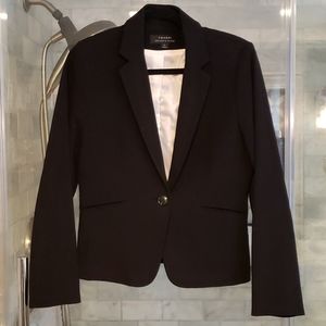 Tahari size 6 Blazer Jacket Black